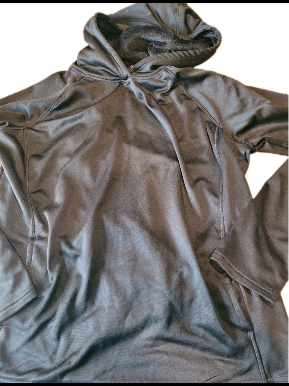 Athletic Works Women’s XL 16-18 Black Performance Pullover Hoodie Plus Size